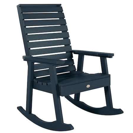 Highwood Usa Weatherly Rocking Chair Outdoor Furniture for Patio, Backyard, Garden AD-RKCH2-FBE